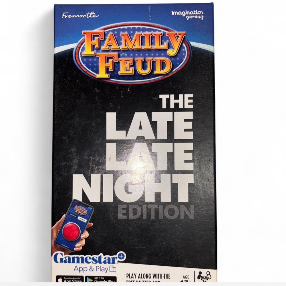 Target Family Feud Late Late Night Edition Game - Black and Blue